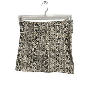 Free People Femme denim mini skirt with zipper